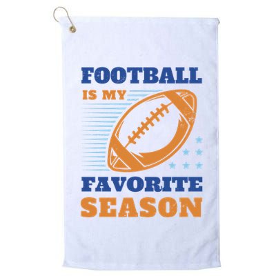 Football Is My Favorite Season Golf Towel