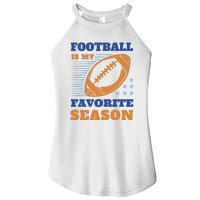 Football Is My Favorite Season Women's Perfect Tri Rocker Tank