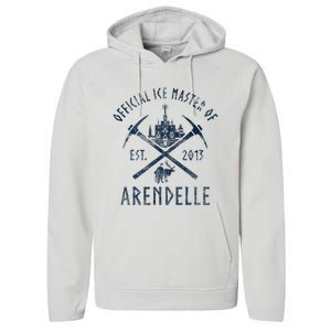 Frozen Ice Master Of Arendelle Est. 2013 Performance Fleece Hoodie