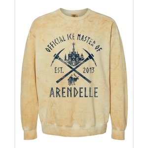 Frozen Ice Master Of Arendelle Est. 2013 Colorblast Crewneck Sweatshirt