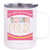 Funny Inspirational Maestra Espanol Spanish Teacher 12 oz Stainless Steel Tumbler Cup