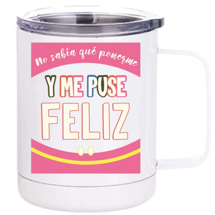 Funny Inspirational Maestra Espanol Spanish Teacher 12 oz Stainless Steel Tumbler Cup