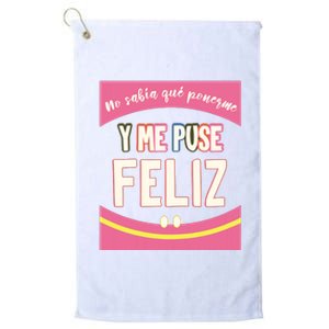 Funny Inspirational Maestra Espanol Spanish Teacher Platinum Collection Golf Towel