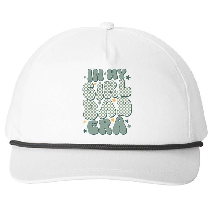 Funny In My Girl Dad Era Fathers Day Snapback Five-Panel Rope Hat