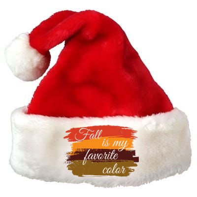 Fall Is My Favorite Color Autumn Season Premium Christmas Santa Hat