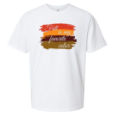 Fall Is My Favorite Color Autumn Season Sueded Cloud Jersey T-Shirt