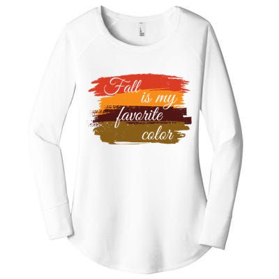 Fall Is My Favorite Color Autumn Season Women's Perfect Tri Tunic Long Sleeve Shirt