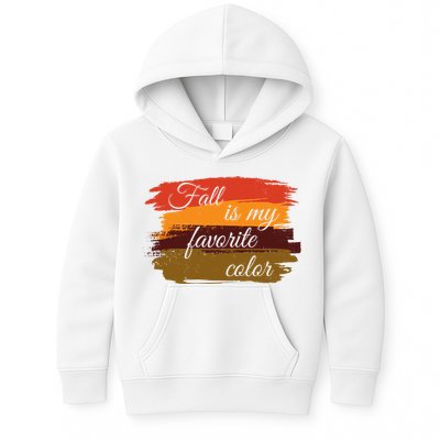 Fall Is My Favorite Color Autumn Season Kids Hoodie