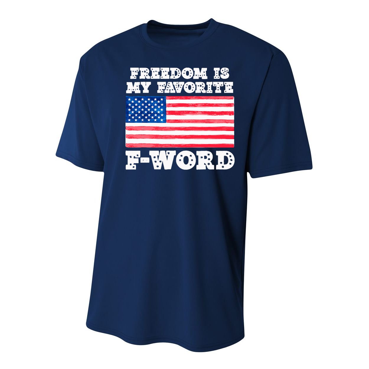 Freedom is my Favorite F Word Liberty conservative America Youth Performance Sprint T-Shirt