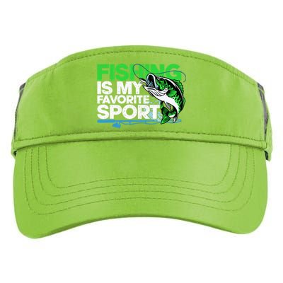 Fishing Is My Favorite Sport Fisherman Adult Drive Performance Visor