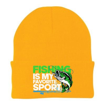 Fishing Is My Favorite Sport Fisherman Knit Cap Winter Beanie