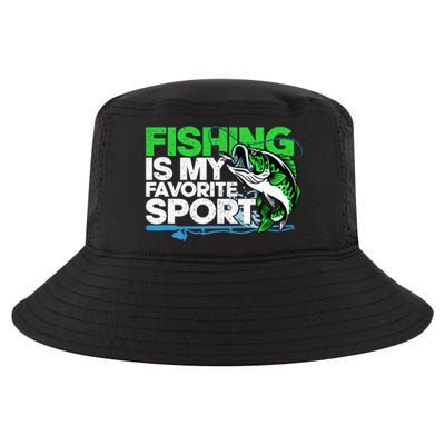 Fishing Is My Favorite Sport Fisherman Cool Comfort Performance Bucket Hat