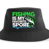 Fishing Is My Favorite Sport Fisherman Sustainable Bucket Hat