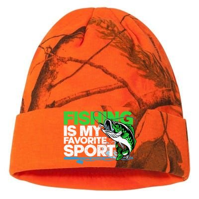 Fishing Is My Favorite Sport Fisherman Kati Licensed 12" Camo Beanie