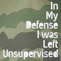 Funny In My Defense I Was Left Unsupervised Legacy Tie Dye Trucker Hat