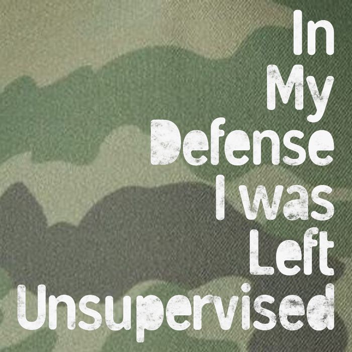 Funny In My Defense I Was Left Unsupervised Legacy Tie Dye Trucker Hat