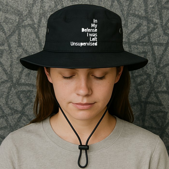 Funny In My Defense I Was Left Unsupervised Bucket Hat