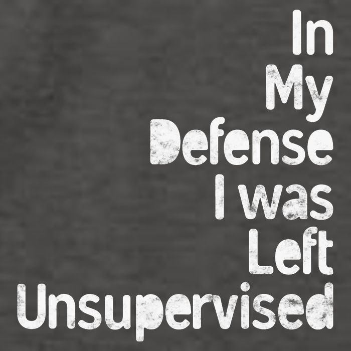 Funny In My Defense I Was Left Unsupervised Vector Backpack