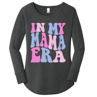 Funny In My Mama Era Lover Groovy Retro Mom Mothers Day Women's Perfect Tri Tunic Long Sleeve Shirt