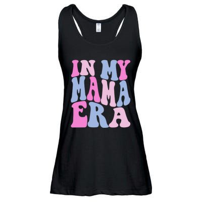 Funny In My Mama Era Lover Groovy Retro Mom Mothers Day Ladies Essential Flowy Tank