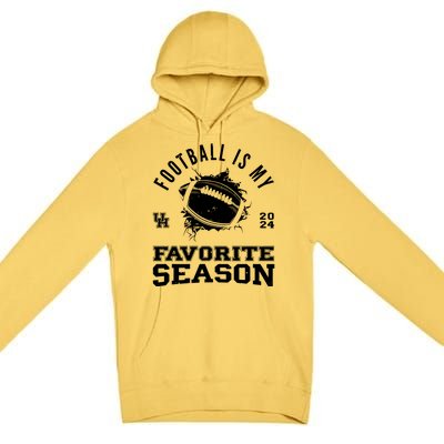 Football Is My Favorite Season Premium Pullover Hoodie