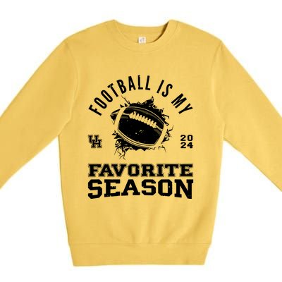 Football Is My Favorite Season Premium Crewneck Sweatshirt