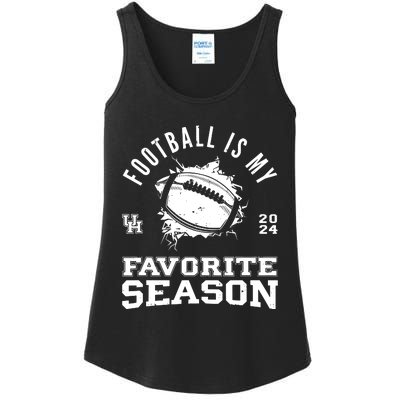 Football Is My Favorite Season Ladies Essential Tank