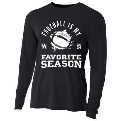 Football Is My Favorite Season Cooling Performance Long Sleeve Crew