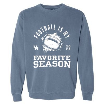 Football Is My Favorite Season Garment-Dyed Sweatshirt