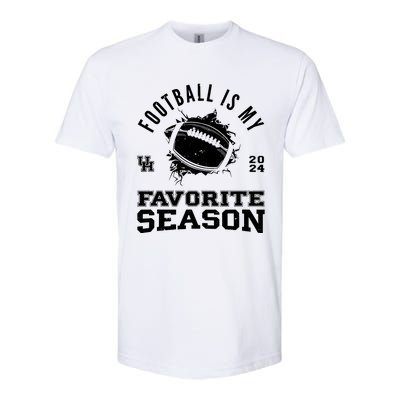 Football Is My Favorite Season Softstyle CVC T-Shirt