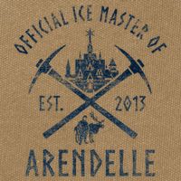Frozen Ice Master Of Arendelle Est. 2013 Cotton Canvas Backpack