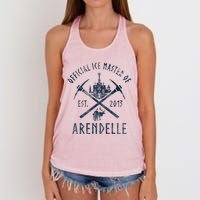 Frozen Ice Master Of Arendelle Est. 2013 Women's Knotted Racerback Tank