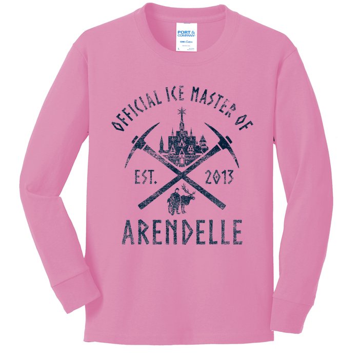 Frozen Ice Master Of Arendelle Est. 2013 Kids Long Sleeve Shirt