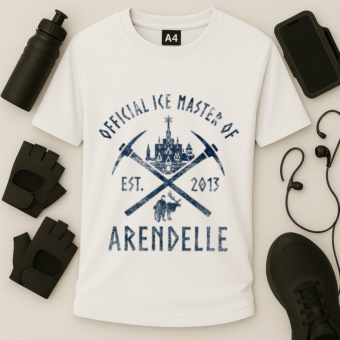 Frozen Ice Master Of Arendelle Est. 2013 Cooling Performance Crew T-Shirt