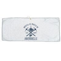 Frozen Ice Master Of Arendelle Est. 2013 Large Microfiber Waffle Golf Towel
