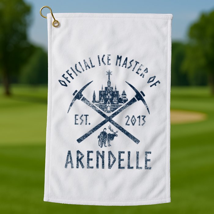 Frozen Ice Master Of Arendelle Est. 2013 Golf Towel