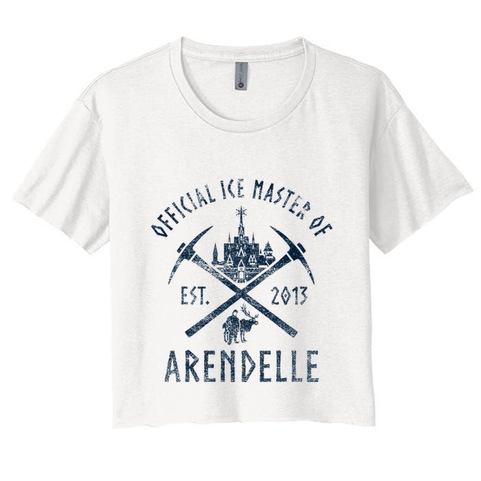 Frozen Ice Master Of Arendelle Est. 2013 Women's Crop Top Tee