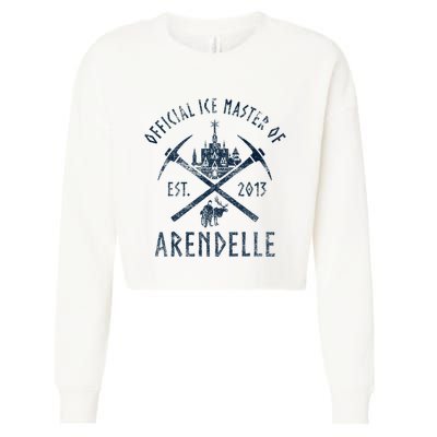 Frozen Ice Master Of Arendelle Est. 2013 Cropped Pullover Crew