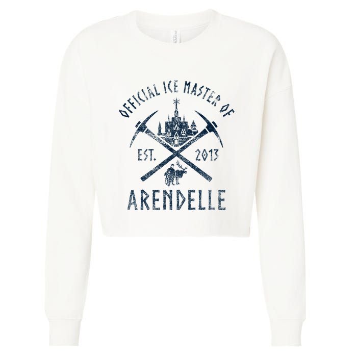 Frozen Ice Master Of Arendelle Est. 2013 Cropped Pullover Crew
