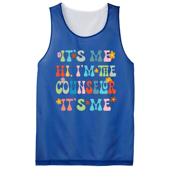 Funny Its Me Hi Im The Conunselor Its MeBack To The School Mesh Reversible Basketball Jersey Tank