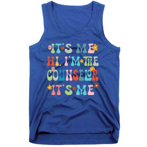 Funny Its Me Hi Im The Conunselor Its MeBack To The School Tank Top