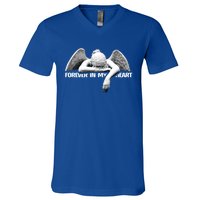 Forever In My Heart Angel Remembrance Honor Your Loved One Great Gift V-Neck T-Shirt