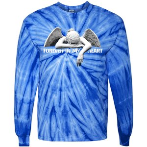 Forever In My Heart Angel Remembrance Honor Your Loved One Great Gift Tie-Dye Long Sleeve Shirt