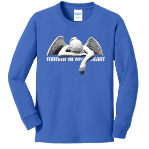 Forever In My Heart Angel Remembrance Honor Your Loved One Great Gift Kids Long Sleeve Shirt