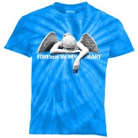 Forever In My Heart Angel Remembrance Honor Your Loved One Great Gift Kids Tie-Dye T-Shirt