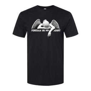 Forever In My Heart Angel Remembrance Honor Your Loved One Great Gift Softstyle CVC T-Shirt