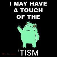 Frog I May Have A Touch Of The Tism Zip Tote Bag