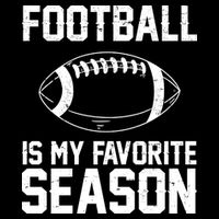 Football Is My Favorite Season Drawstring Bag