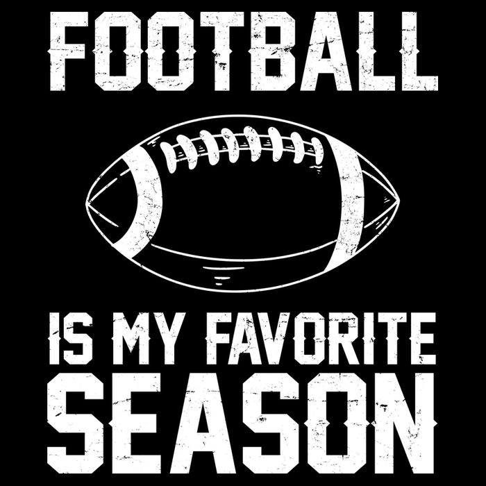 Football Is My Favorite Season Drawstring Bag