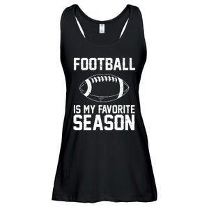 Football Is My Favorite Season Ladies Essential Flowy Tank